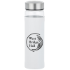View Image 1 of 4 of Rideau Glass Bottle with Aluminum Sleeve - 18 oz.