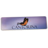 View Image 1 of 2 of Metal Name Badge - Rectangle - 1" x 3" - Magnetic Back