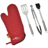 View Image 1 of 5 of BBQ Grilling Mitt Kit