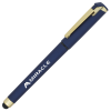 View Image 1 of 7 of Cali Soft Touch Stylus Gel Pen - Metallic - Matte Gold