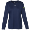 View Image 1 of 1 of Under Armour Team Tech Long Sleeve T-Shirt - Ladies' - Embroidered