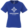 View Image 1 of 3 of adidas Cotton Blend T-Shirt - Ladies'
