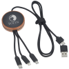 View Image 1 of 1 of SCX Edge Light-Up Logo Wireless Charging Cable