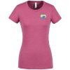 View Image 1 of 3 of Bella+Canvas Favourite Tee - Ladies' - Heathers - Embroidered