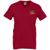 View Image 1 of 2 of Gildan Softstyle V-Neck T-Shirt - Men's - Embroidered