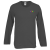 View Image 1 of 1 of Gildan Softstyle Long Sleeve T-Shirt - Embroidered
