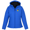 View Image 1 of 3 of Stormtech Nautlius Quilted Hooded Puffer Jacket - Ladies'