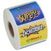 View Image 1 of 2 of Super Kid Sticker Roll - Superhero Praise