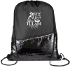 View Image 1 of 1 of Sequin Drawstring Backpack- Closeout