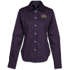 Crown Collection Solid Stretch Twill Shirt - Ladies'-Closeout Colours