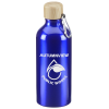 View Image 1 of 5 of Tundra Aluminum Bottle with Bamboo Lid - 20 oz.