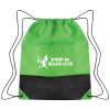 View Image 1 of 1 of Two-Tone Drawstring Sportpack- Closeout Colours