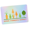 View Image 1 of 2 of Holographic Sticker - Rectangle - 3" x 4"