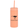 View Image 1 of 3 of Sol Tonal Tumbler with Straw - 20 oz.