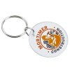 View Image 1 of 2 of Mirrored Keychain - Round