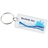 View Image 1 of 2 of Mirrored Keychain - Rectangle