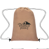View Image 1 of 1 of Posh Herringbone Drawstring Bag- Closeout