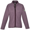 View Image 1 of 3 of Venture Heathered Stripe Full-Zip - Ladies'