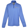 View Image 1 of 3 of Venture Heathered Stripe 1/4-Zip Pullover - Men's