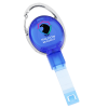 View Image 1 of 3 of Replay Carabiner Retractable Badge Holder with Slip Clip - Translucent - Full Colour