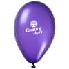 View Image 1 of 3 of Balloon - 9" Metallic Colours