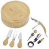 View Image 1 of 4 of Swivel 8-Piece Bamboo Cheese & Wine Board Set