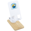 View Image 1 of 5 of Bamboo Accent Swivel Phone Stand