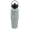 View Image 1 of 5 of Hydro Flask Wide Mouth Travel Bottle with Flex Straw Cap - 32 oz. - Laser Engraved