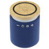 View Image 1 of 9 of Ultra Sound Speaker with 10W Bamboo Wireless Charger