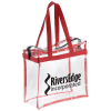 View Image 1 of 3 of Clear Zippered Box Tote