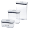 View Image 1 of 8 of OXO 3-Piece Slim POP Container Set