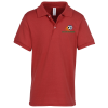 View Image 1 of 3 of Jerzees Dri-Power Polo - Youth - Embroidered