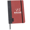 View Image 1 of 4 of Ithaca Heathered Notebook - Closeout