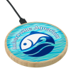 View Image 1 of 9 of SCX Bamboo Light-Up Logo Wireless Charger
