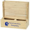 View Image 1 of 5 of Bamboo Photo Frame Desk Organizer