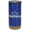 View Image 1 of 3 of Wellington Vacuum Tumbler with Cork Bottom - 16 oz. - Closeout Colour