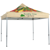 View Image 1 of 7 of Premium 10' Event Tent with Vented Canopy - Full Colour