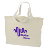 View Image 1 of 4 of 11 oz. Cotton Mega Tote