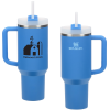 View Image 1 of 5 of Stanley Quencher H2.0 FlowState Vacuum Mug with Straw - 40 oz.