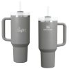 View Image 1 of 5 of Stanley Quencher H2.0 FlowState Vacuum Mug with Straw - 40 oz. - Laser Engraved