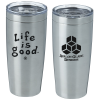 View Image 1 of 4 of Life is Good Vacuum Tumbler - 20 oz. - LIG