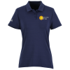 View Image 1 of 3 of adidas Textured Stripe Polo - Ladies'