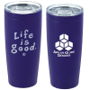 View Image 1 of 4 of Life is Good Vacuum Tumbler - 20 oz. - LIG