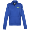 View Image 1 of 3 of Nike Club Fleece Sleeve Swoosh 1/2-Zip Pullover - Ladies'