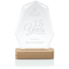 View Image 1 of 3 of Babylon Starfire Glass Award - 7 1/2 inches