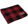 View Image 1 of 4 of Lumberjack Plaid Plush Blanket - 24 hr