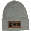 View Image 1 of 4 of Refine Knit Cuff Toque - Laser Engraved Patch