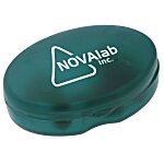 Pill Box Oval Shape - Translucent