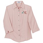 Easy-Care 3/4 Sleeve  French Twill Shirt - Ladies' - Closeout