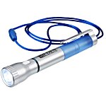 Flashlight with Pen and Lanyard